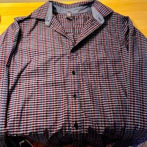 Long Sleeve Collared Shirt - Plaid